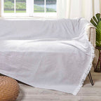 Ριχτάρι Charisma Cotton Stripe / 180X230 / White